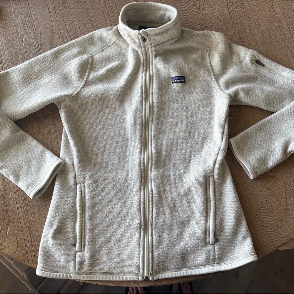 Patagonia Women's Cream Better Sweater Zip Up Jacket
